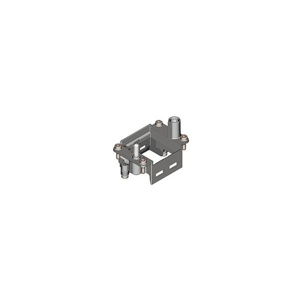 Molex Gwconnect Frame For Size 6B 44X27 Hoods, Die-Cast Zinc 7706.3515.0 - main